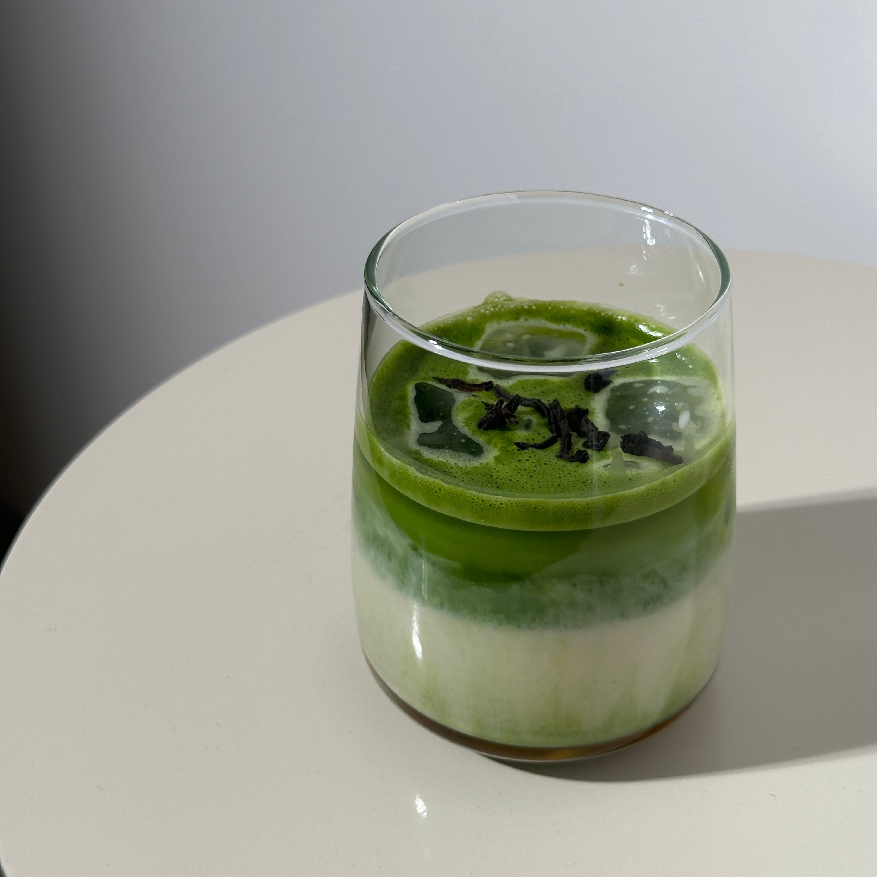 Javorové Earl Grey Matcha latte